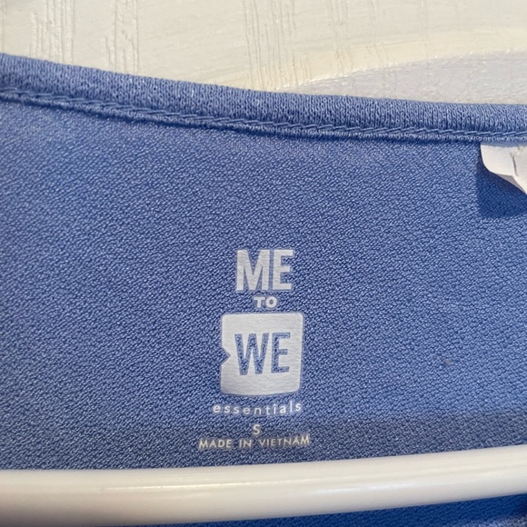 Blue cropped T-shirt - Picture 2 of 2